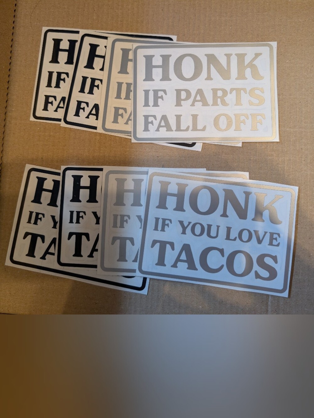 Decal "Honk If..."
